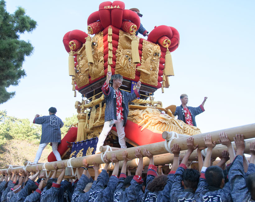 一の宮　かきくらべ　ちょうさ祭り